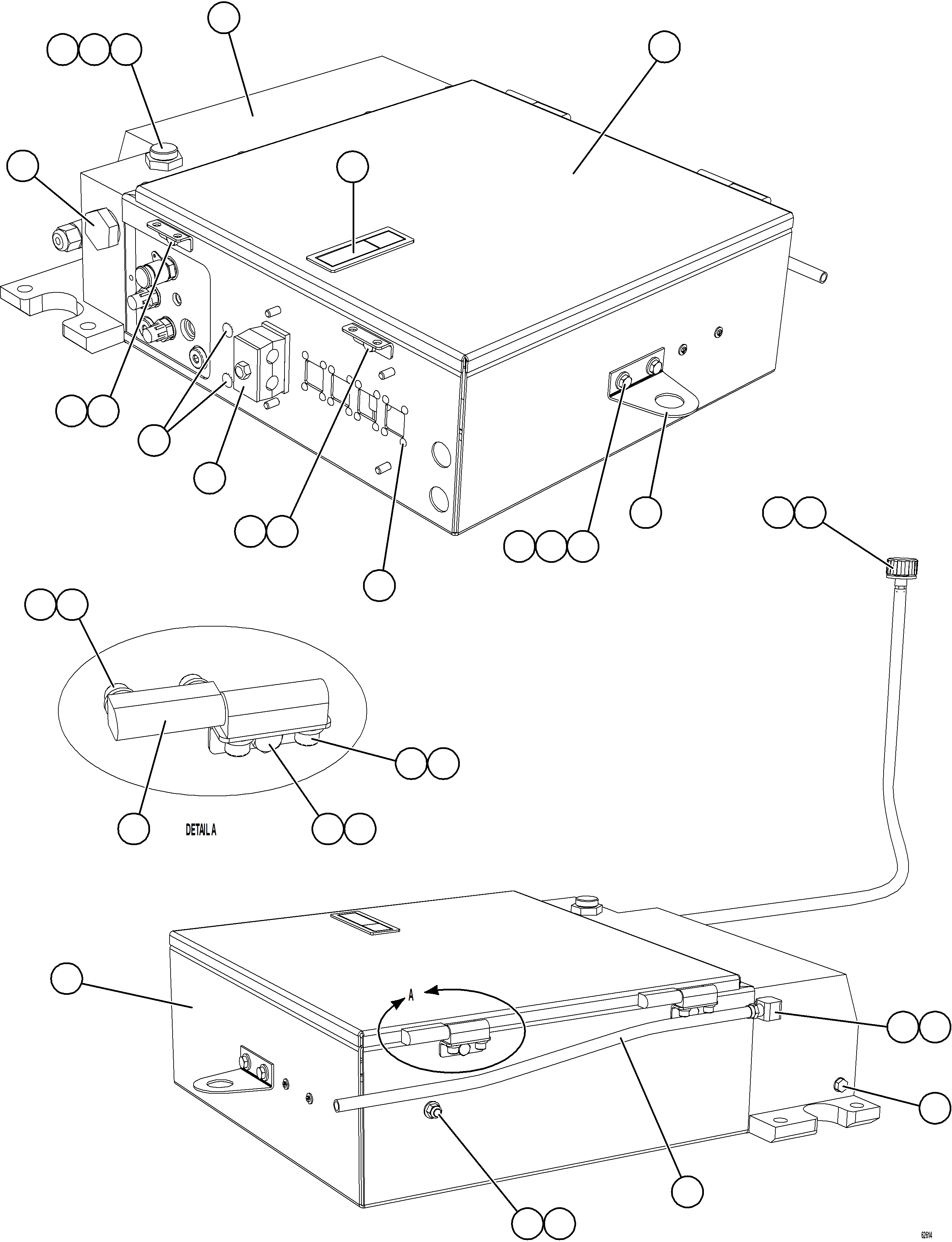 Komatsu parts book diagram for AFE59-GY 930E-4 S/N A32045 - A32046 & A32058 - A32061 VALE CARAJAS: CONTROL CABINET ASSEMBLY 1/2     58F-60-01420