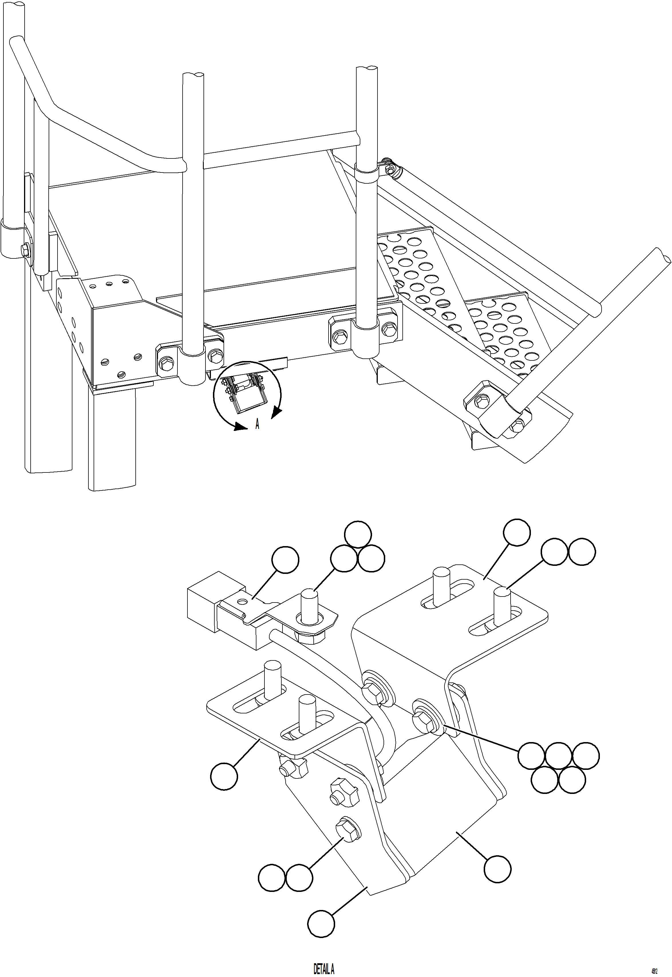 Komatsu parts book diagram for AFE59-GY 930E-4 S/N A32045 - A32046 & A32058 - A32061 VALE CARAJAS: KOMVISION CAMERA INSTALLATION - FRONT