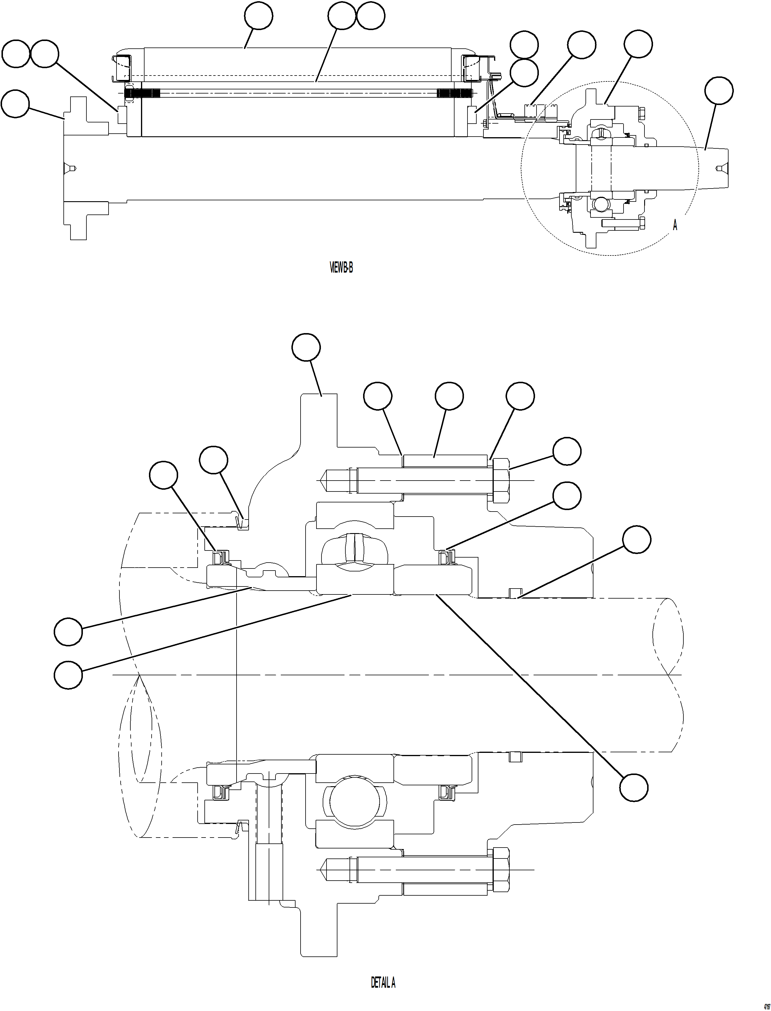 Dump Trucks Komatsu / AFE59-HQ 930E-4 S/N A32136  CARAJAS(AFE59-HQ) / ALTERNATOR - ENGINE MOUNT    2/2(708 : 47197)