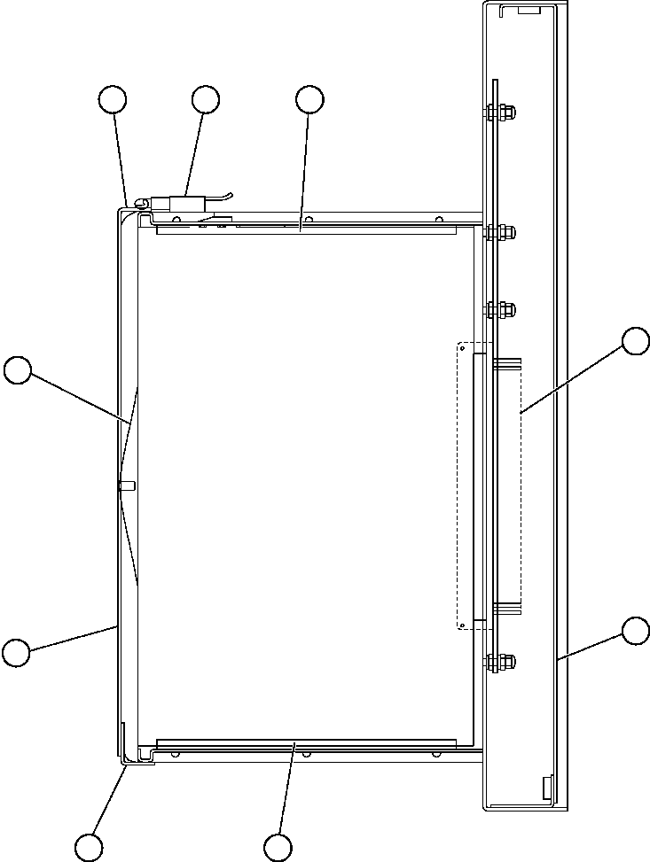 Komatsu parts book diagram for AFE59-T 930E-4 S/N A30545 - A30547     LOS PELAMBRES: PANEL - ICP - 1 (GE1302)