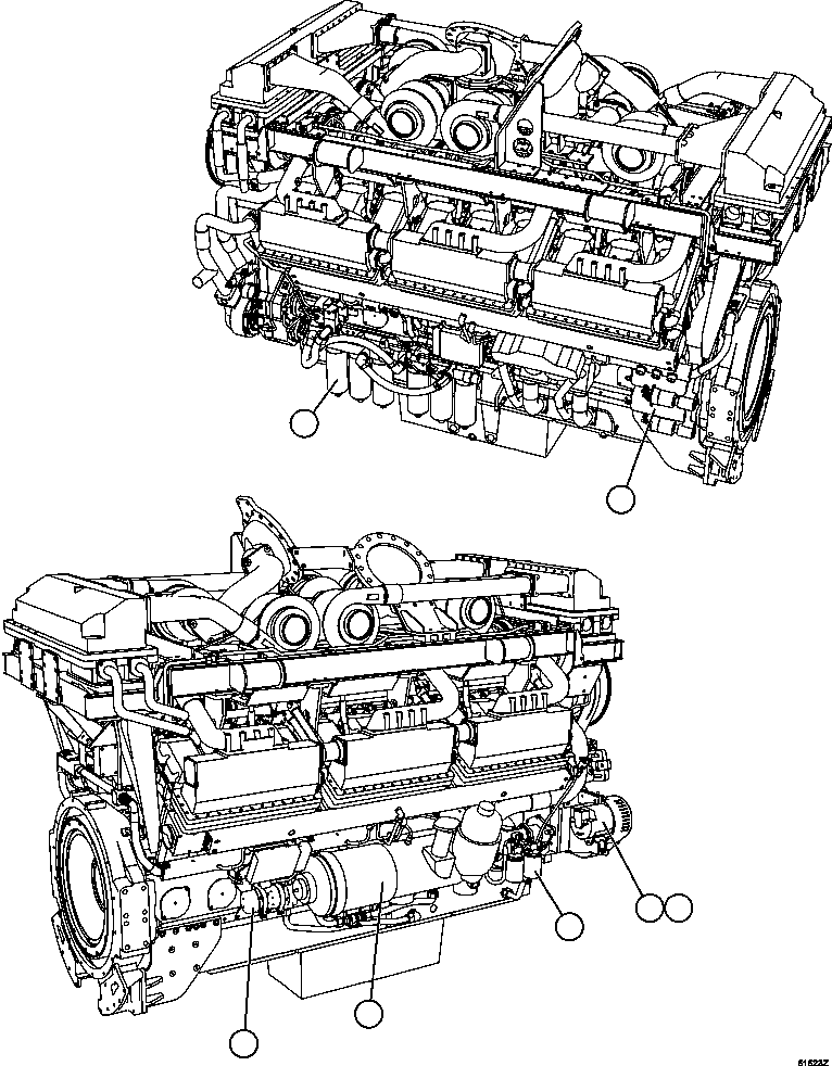 Dump Trucks Komatsu / AFE62-AC 930E-4SE S/N A31218 & A31230   CCI(AFE62-AC) / ENGINE MISCELLANEOUS(088 : 61623)