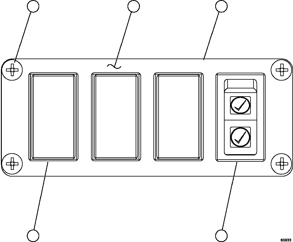 Dump Trucks Komatsu / AFE62-AE 930E-4SE S/N A31245 - A31247, A31250 & A31252    SIERRA GORDA(AFE62-AE) / UPPER L.H. DASH MODULE(206 : 60933)
