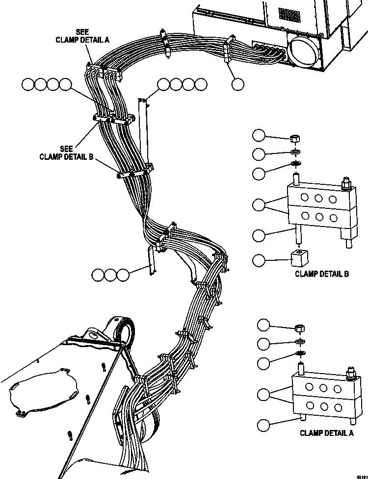 Dump Trucks Komatsu / AFE62-AE 930E-4SE S/N A31245 - A31247, A31250 & A31252    SIERRA GORDA(AFE62-AE) / CONTROL CABINET EXTERNAL WIRING    2/3(278 : 62181)