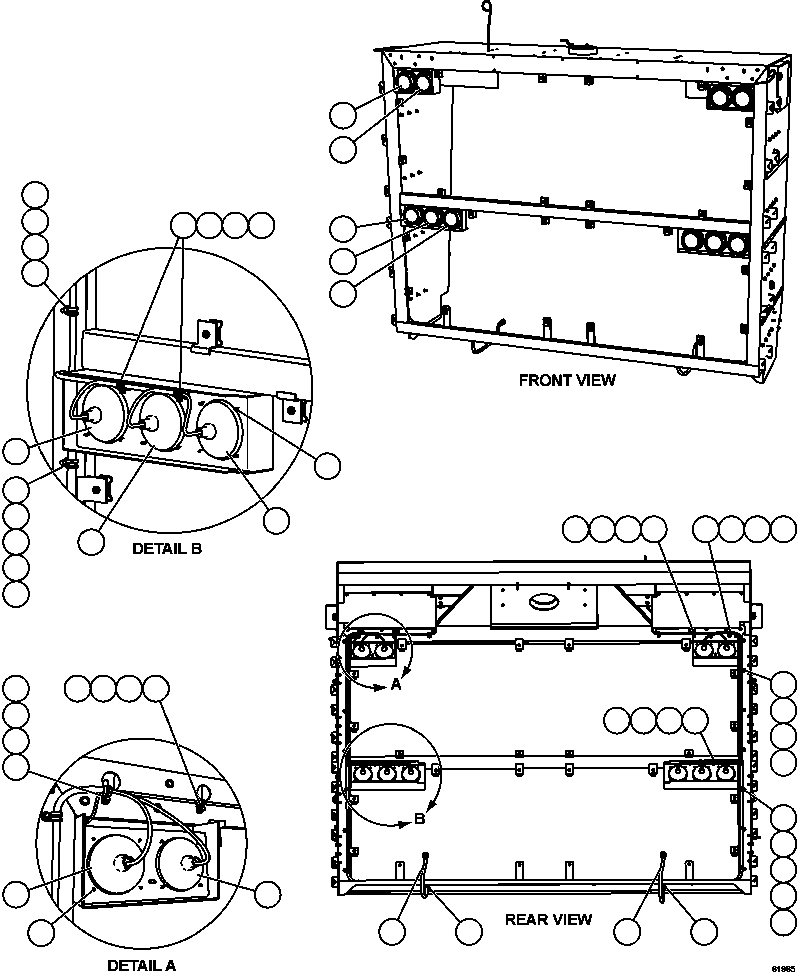 Dump Trucks Komatsu / AFE62-AE 930E-4SE S/N A31245 - A31247, A31250 & A31252    SIERRA GORDA(AFE62-AE) / HEADLIGHT/FOG LIGHT(348 : 61985)