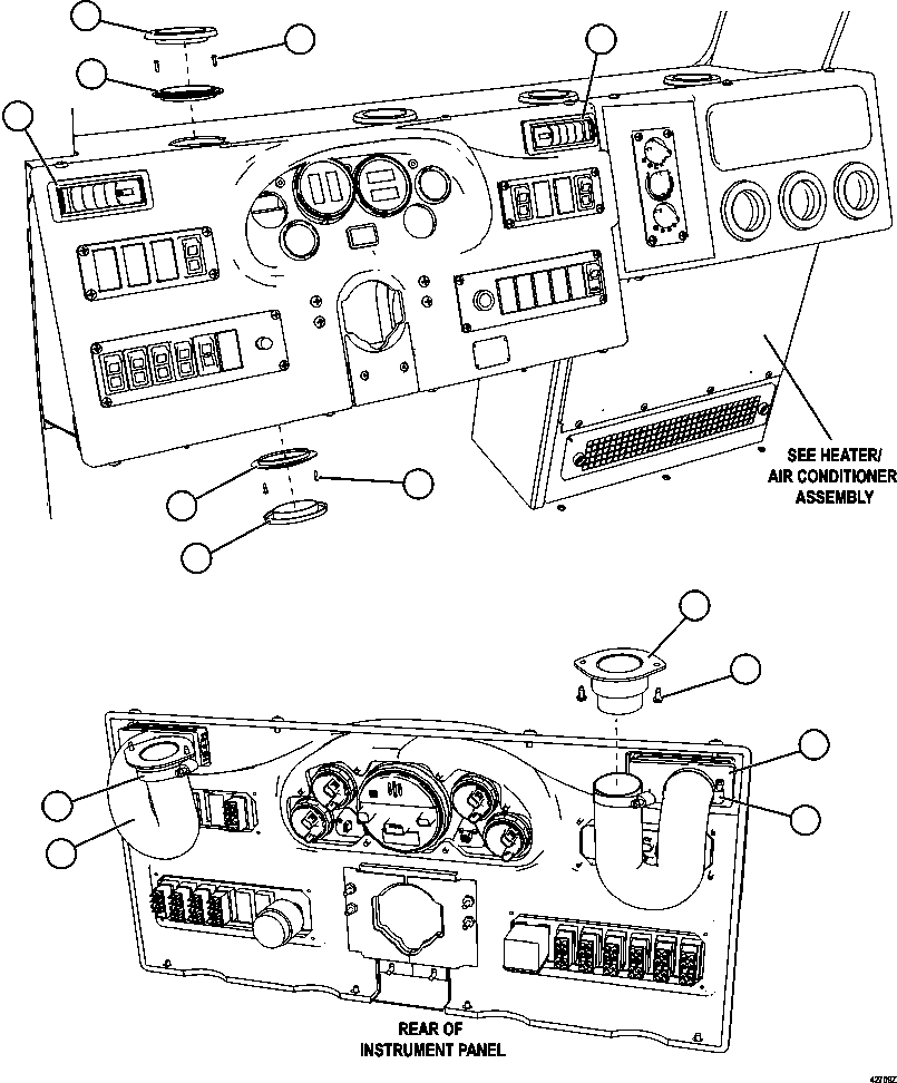 Dump Trucks Komatsu / AFE62-AK 930E-4SE S/N A31293    CCI(AFE62-AK) / HVAC VENTS(230 : 42709)