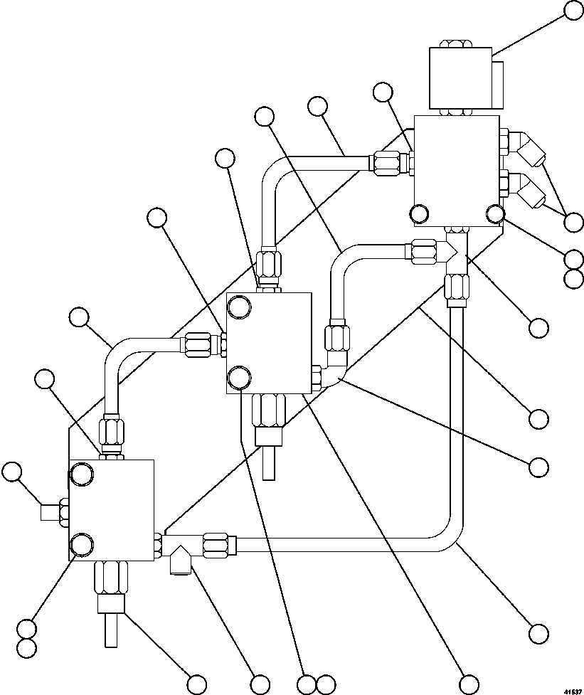 Dump Trucks Komatsu / AFE62-AQ 930E-4SE S/N A31450, A31500, A31576, A31578 & A31605 - A31607  BLOOM LAKE(AFE62-AQ) / SHUTTER CONTROL VALVE ASSEMBLY        EH3414(634 : 41537)