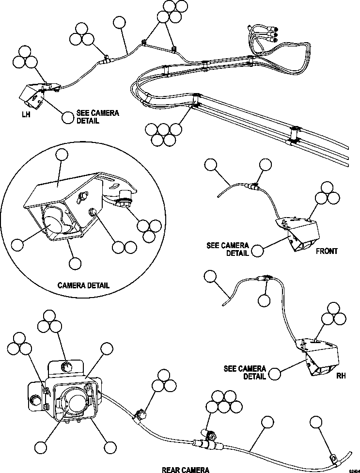 Dump Trucks Komatsu / AFE62-AQ 930E-4SE S/N A31450, A31500, A31576, A31578 & A31605 - A31607  BLOOM LAKE(AFE62-AQ) / CAMERA SYSTEM     2/2(638 : 62404)
