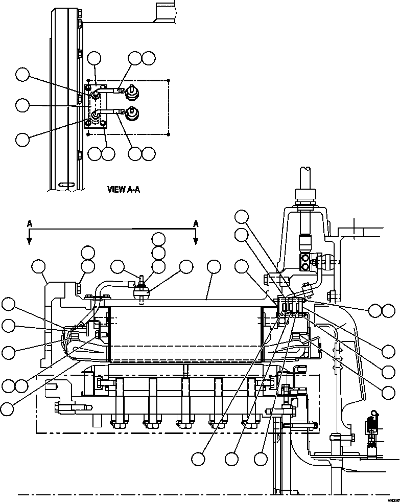 Dump Trucks Komatsu / AFE62-AT 930E-4SE S/N A31636, A31638, A31640, A31642, A31663 & A31670  SIERRA GORDA(AFE62-AT) / STATOR ASSEMBLY    58B-06-01830(660 : 64397)