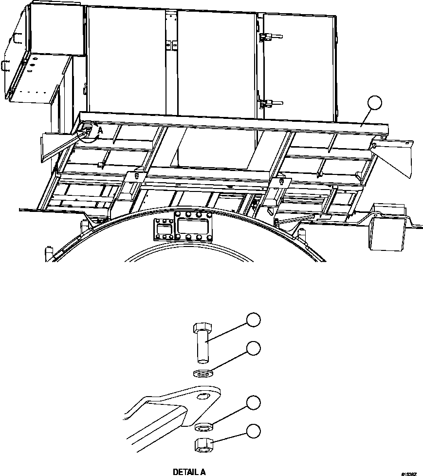 Dump Trucks Komatsu / AFE62-BG 930E-4SE S/N A31828 - A31831, A31835 - A31837, A31840, A31844 - A31846 & A31850 - A31854  SIERRA GORDA(AFE62-BG) / CENTER DECK INSTALLATION(046 : 61528)