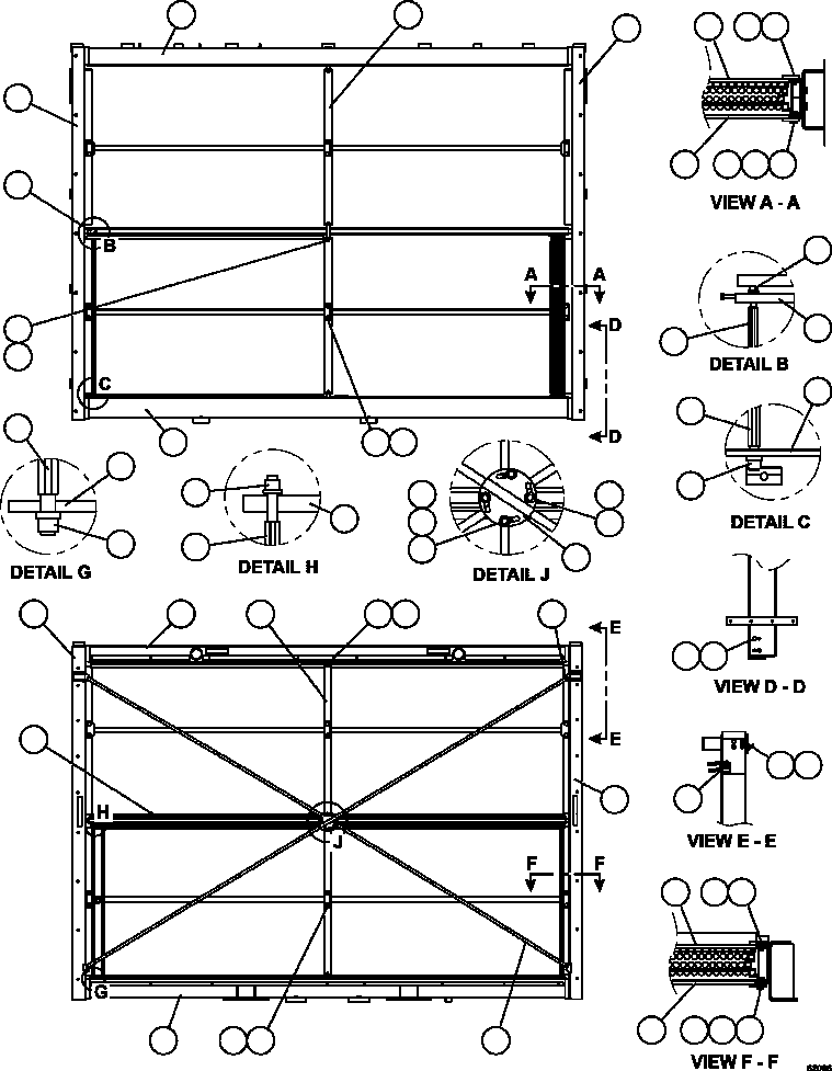 Dump Trucks Komatsu / AFE62-BG 930E-4SE S/N A31828 - A31831, A31835 - A31837, A31840, A31844 - A31846 & A31850 - A31854  SIERRA GORDA(AFE62-BG) / LOW & HIGH TEMPERATURE CORES(052 : 62096)