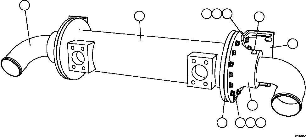Dump Trucks Komatsu / AFE62-BL 930E-4SE S/N A31937, A31939, A31947, A31949 & A31952 - A31953  LAS BAMBAS(AFE62-BL) / HEAT EXCHANGER                    PB9796(062 : 61656)