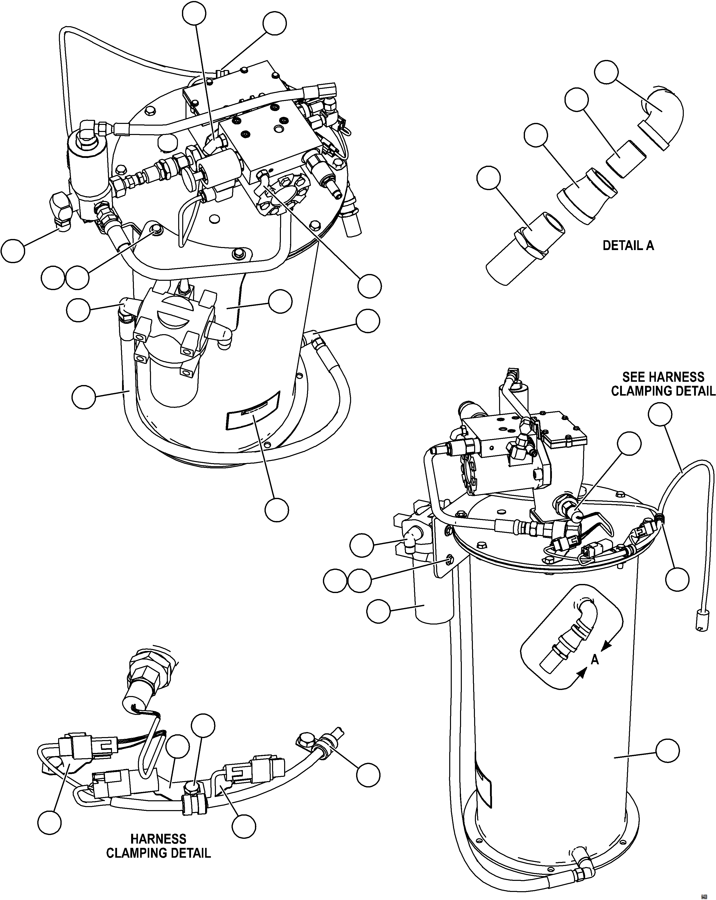 Dump Trucks Komatsu / AFE62-BL 930E-4SE S/N A31937, A31939, A31947, A31949 & A31952 - A31953  LAS BAMBAS(AFE62-BL) / AUTOMATIC LUBRICATION PUMP SUBASSEMBLY(582 : 64430)