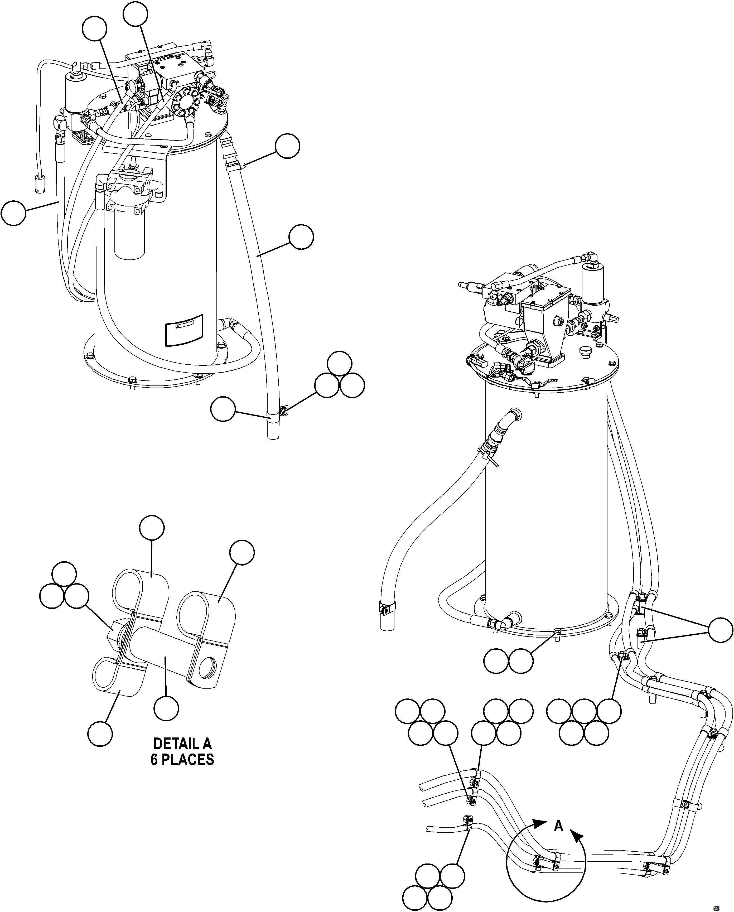 Dump Trucks Komatsu / AFE62-BL 930E-4SE S/N A31937, A31939, A31947, A31949 & A31952 - A31953  LAS BAMBAS(AFE62-BL) / AUTOMATIC LUBRICATION SYSTEM    1/4(584 : 62858)