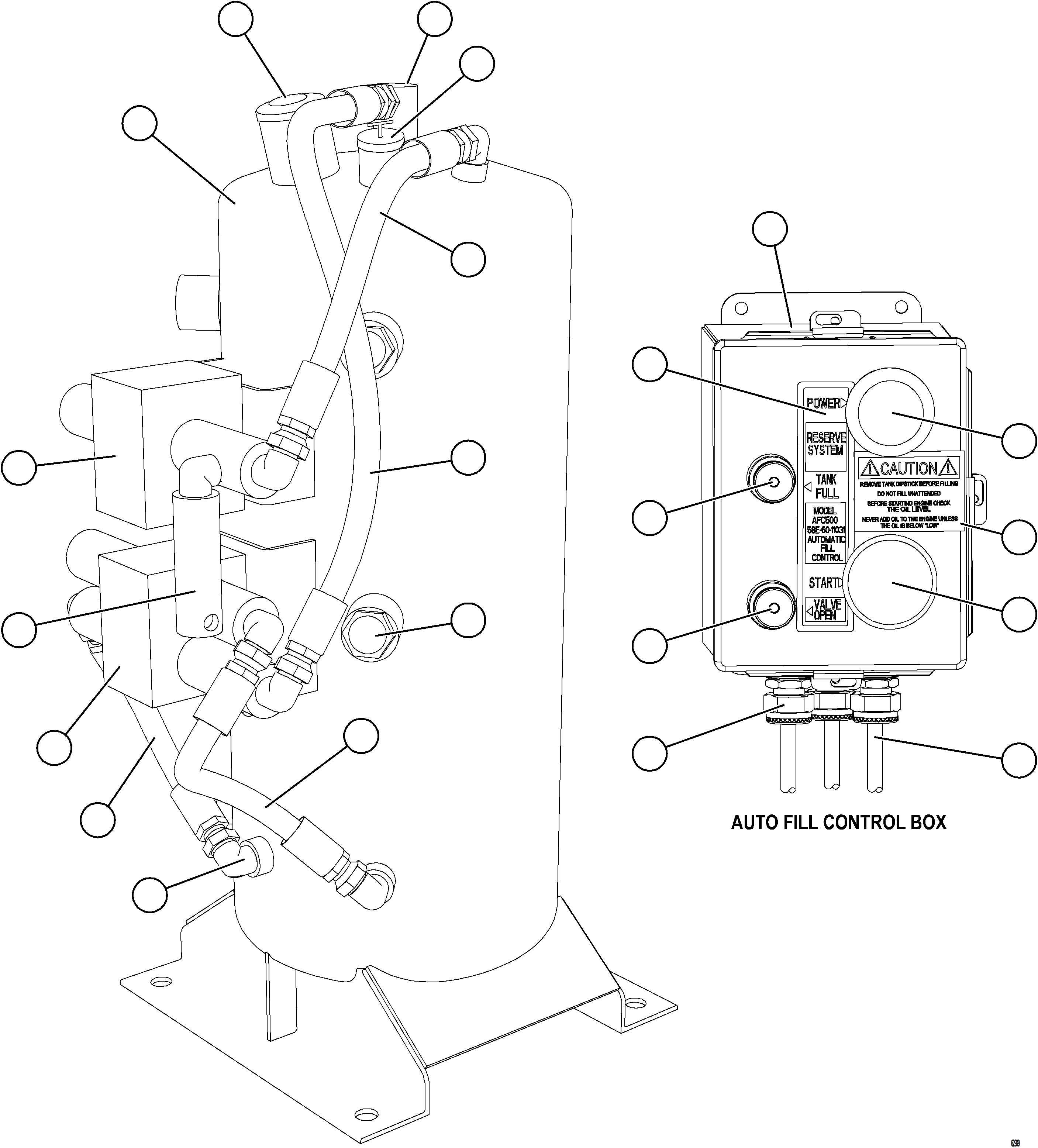 Dump Trucks Komatsu / AFE62-BL 930E-4SE S/N A31937, A31939, A31947, A31949 & A31952 - A31953  LAS BAMBAS(AFE62-BL) / RESERVE SYSTEM KIT     58E-61-00210(616 : 62989)