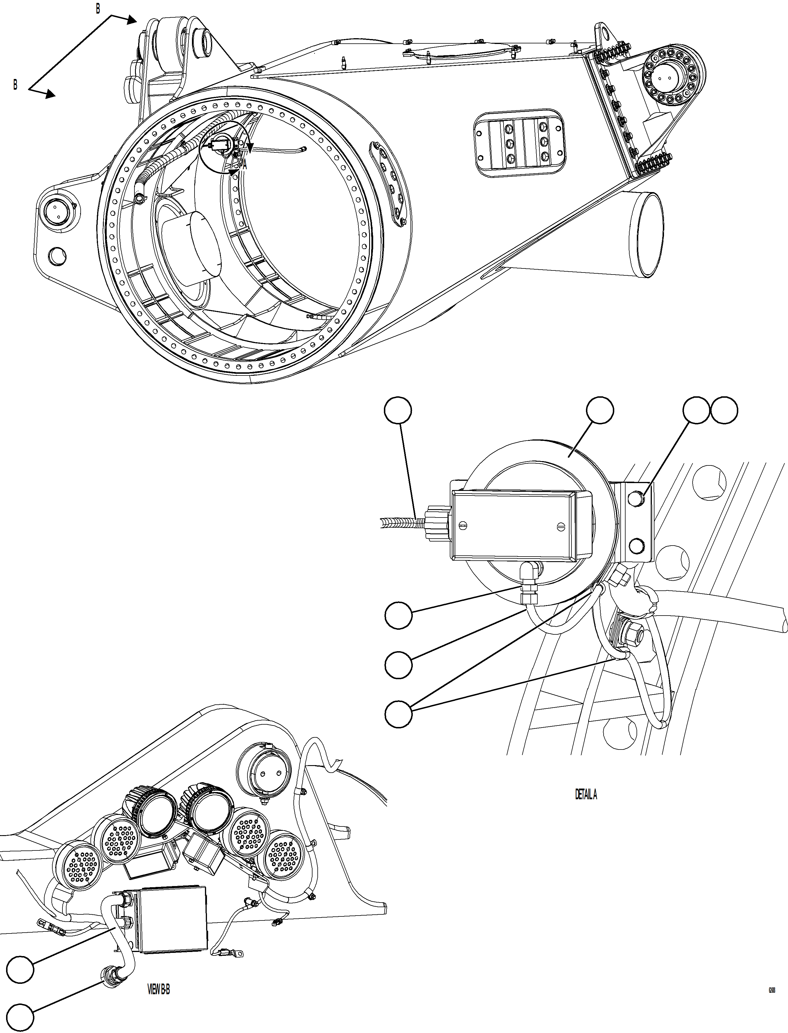 Dump Trucks Komatsu / AFE62-BN 930E-4SE S/N A31951, A31954 & A31960 - A31962  SIERRA GORDA(AFE62-BN) / BLOWER PRESSURE SWITCH INSTALLATION(312 : 62688)