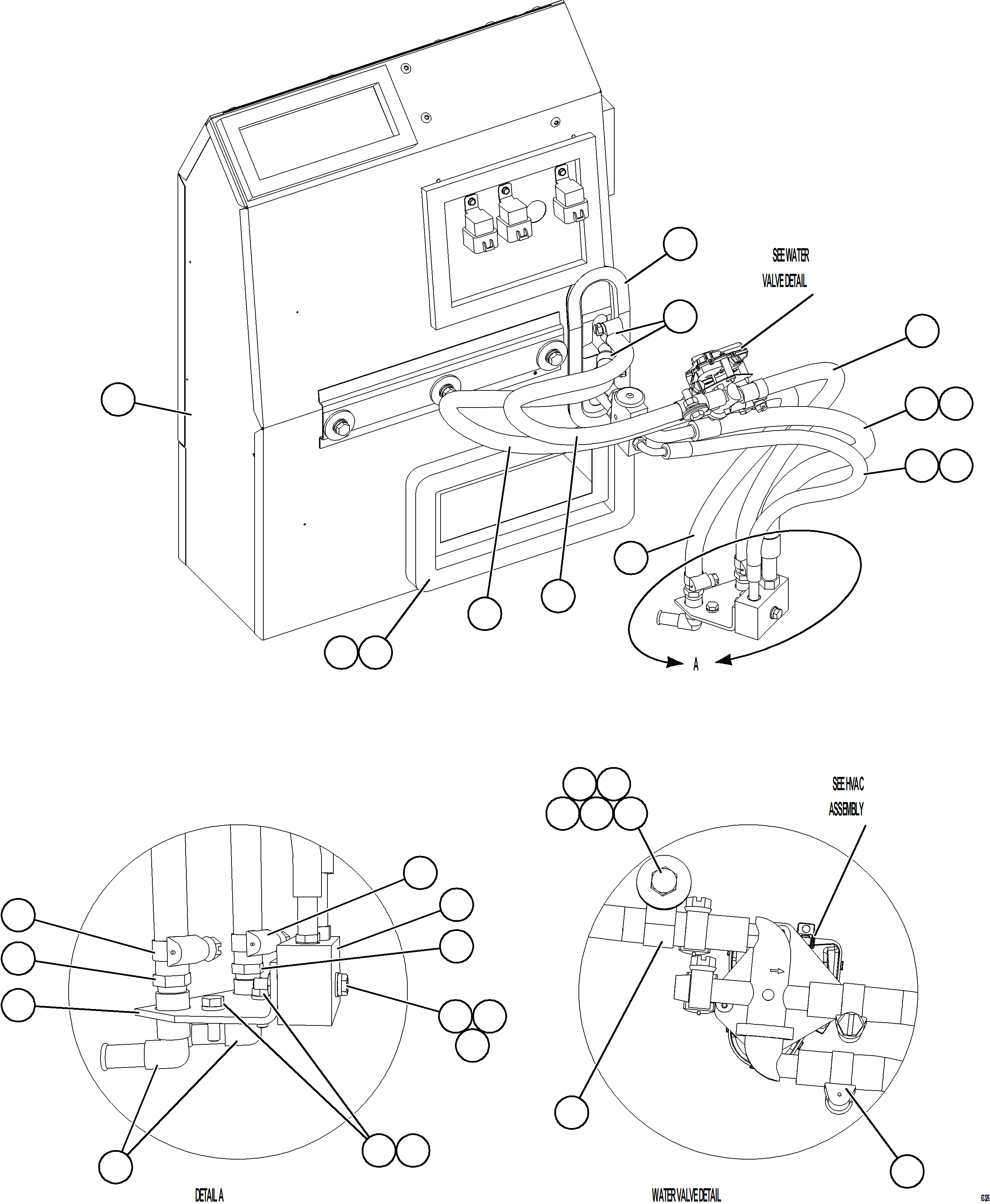 Komatsu parts book diagram for AFE62-BW 930E-4SE S/N A32123  COLLAHUASI: HVAC INSTALLATION   2/2