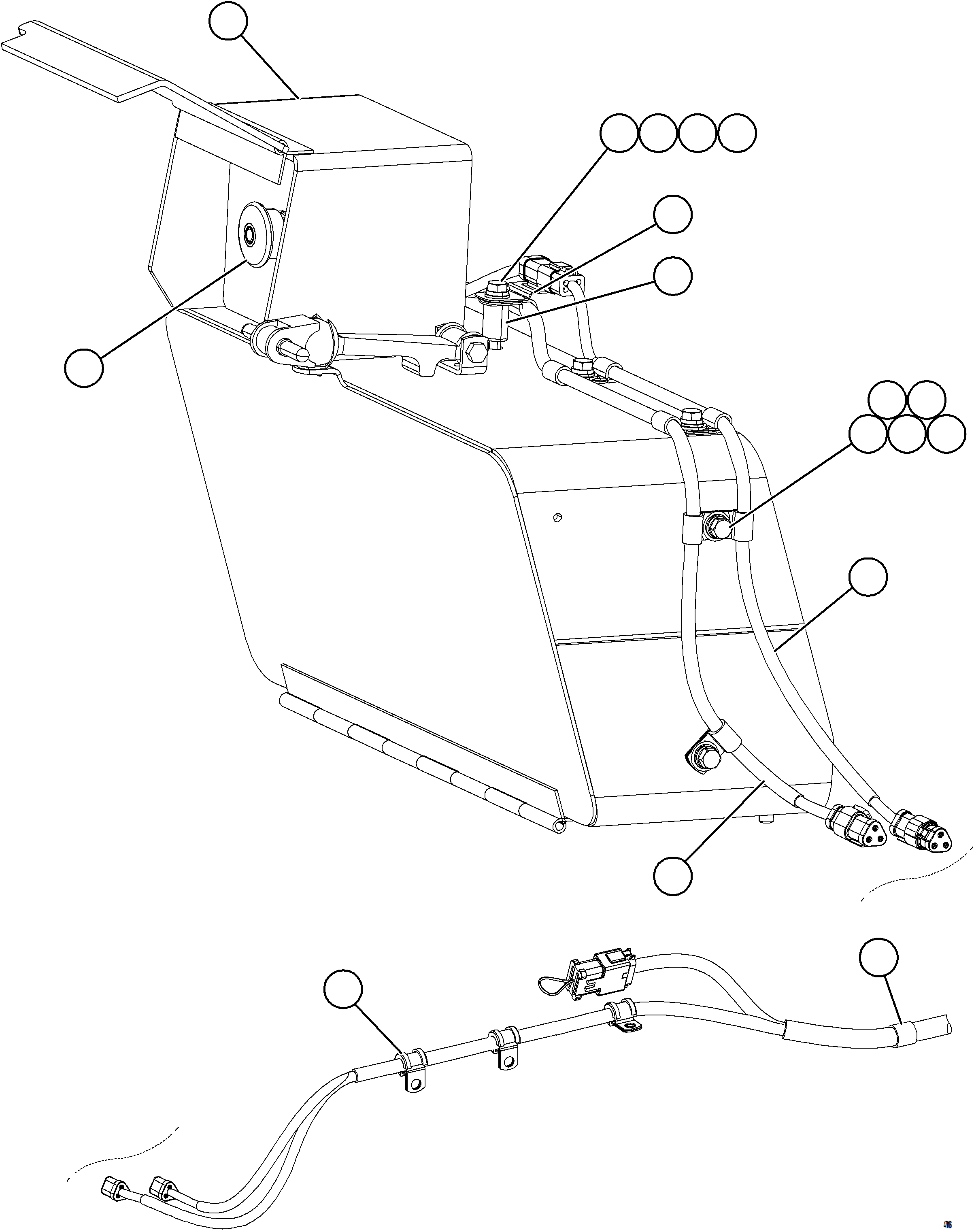 Komatsu parts book diagram for AFE62-BW 930E-4SE S/N A32123  COLLAHUASI: EMERGENCY SHUTDOWN SWITCH