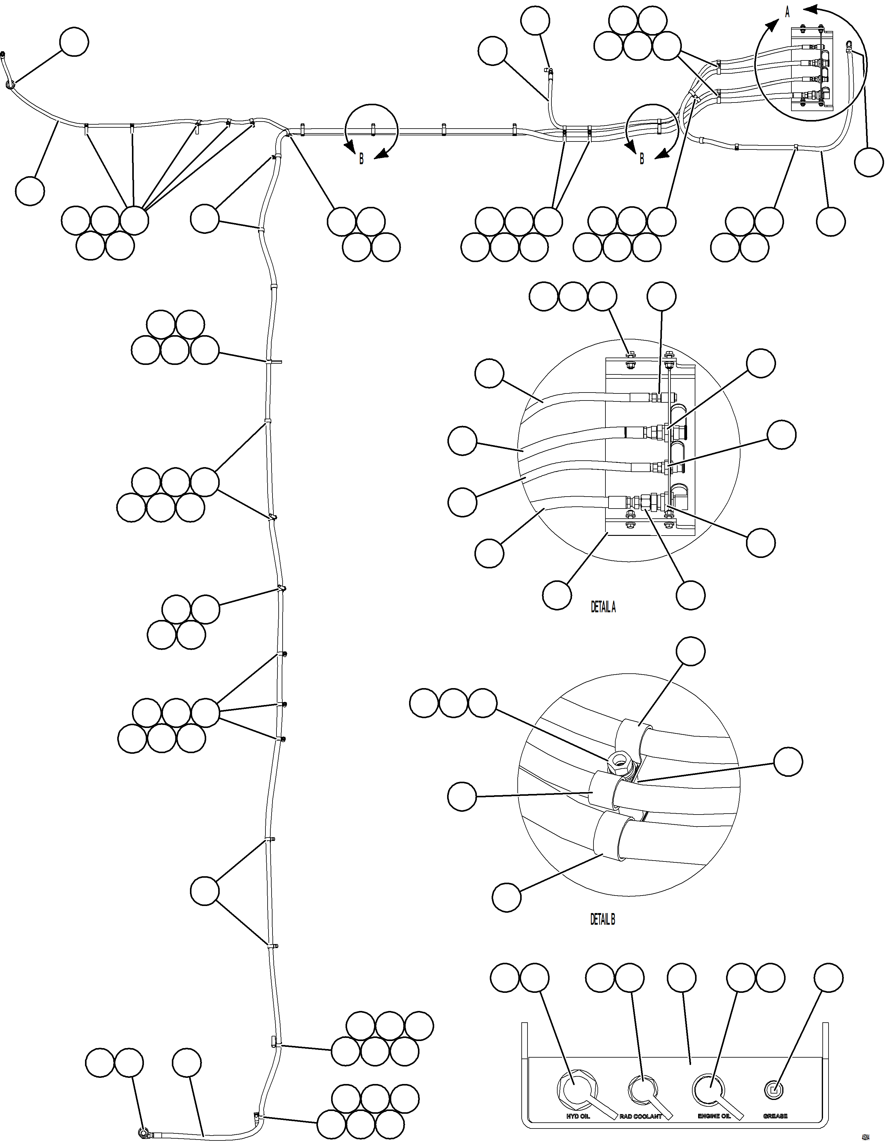 Komatsu parts book diagram for AFE62-BW 930E-4SE S/N A32123  COLLAHUASI: SERVICE CENTER - RH