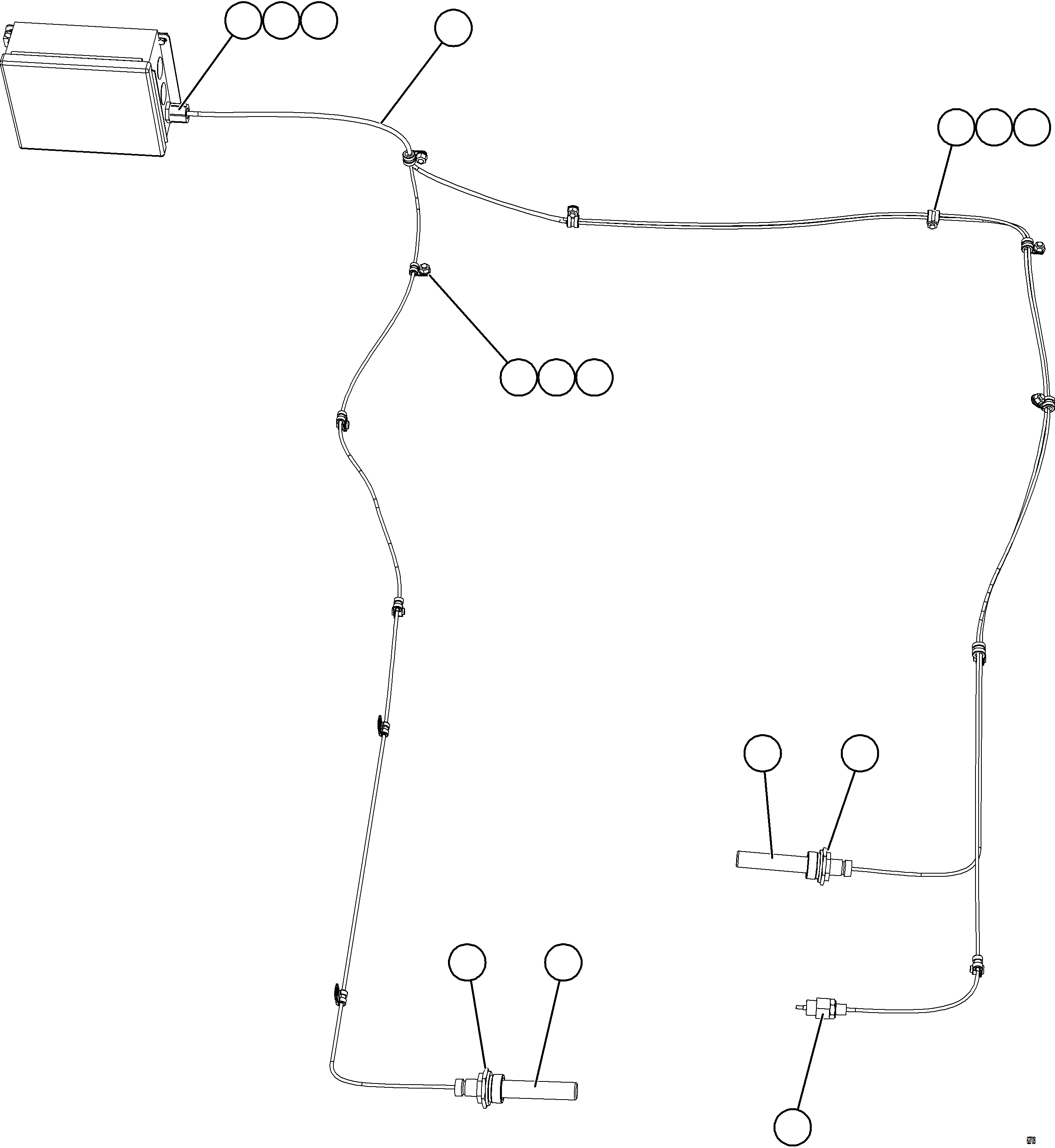 Komatsu parts book diagram for AFE62-BW 930E-4SE S/N A32123  COLLAHUASI: HOTSTART - ENGINE OIL