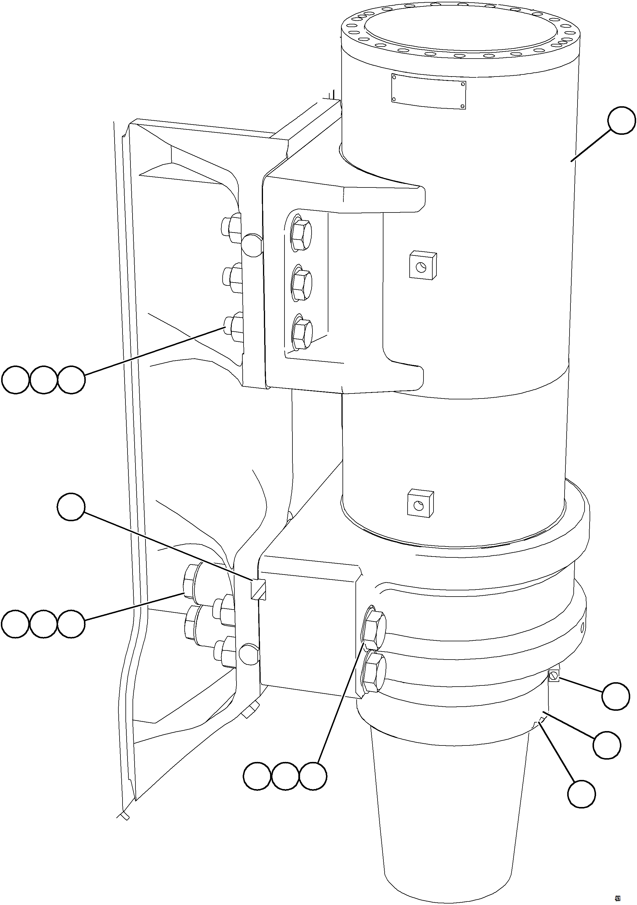 Dump Trucks Komatsu / AFE62-BY 930E-4SE S/N A32132 - A32133  EPSA(AFE62-BY) / FRONT SUSPENSION & MOUNTING(108 : 42363)