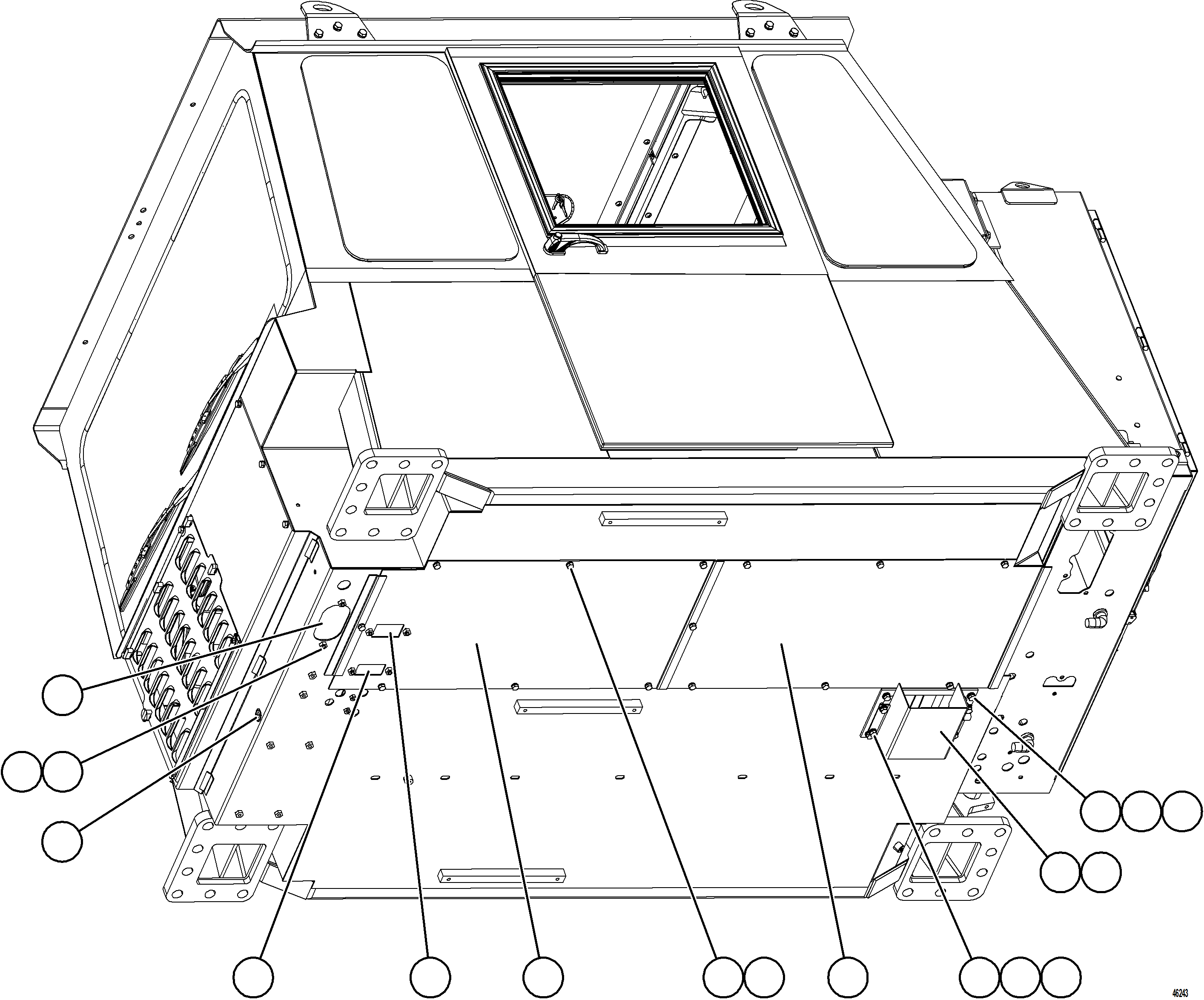 Dump Trucks Komatsu / AFE62-BY 930E-4SE S/N A32132 - A32133  EPSA(AFE62-BY) / CAB ACCESS COVERS    2/2(178 : 46243)