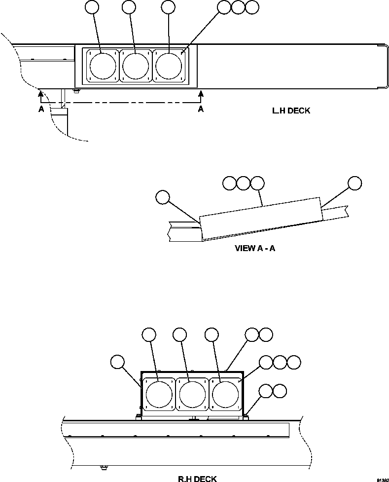 Dump Trucks Komatsu / AFE62-S 930E-4SE S/N A31016, A31018 & A31020     COLLAHUASI(AFE62-S) / PAYLOAD METER III - INDICATOR LIGHTS(388 : 61382)