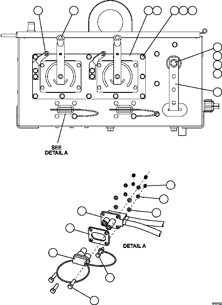 Komatsu parts book diagram for AFE62-W 930E-4SE S/N A31053, 1055, 1069, 1071, 1100-1101, 1109, 1117, 1130-32, 1141, 1143, 1145, 1163, 1165, 1167, 1185-1187, 1205-1207, 1222-1223, 1225, 1240 & 1242 OYU TOLGOI: BATTERY BOX    2/5