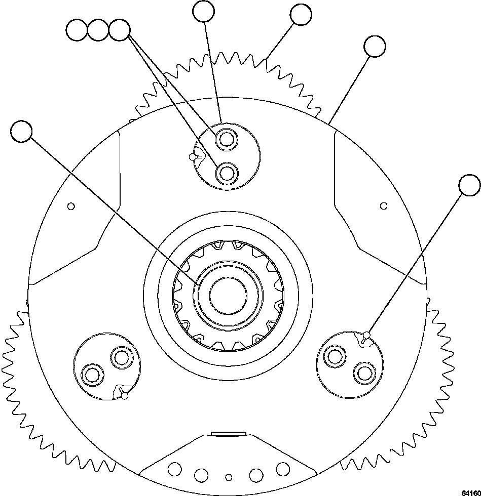 Komatsu parts book diagram for AFE62-W 930E-4SE S/N A31053, 1055, 1069, 1071, 1100-1101, 1109, 1117, 1130-32, 1141, 1143, 1145, 1163, 1165, 1167, 1185-1187, 1205-1207, 1222-1223, 1225, 1240 & 1242 OYU TOLGOI: CARRIER ASSEMBLY - HIGH SPEED         GE1315