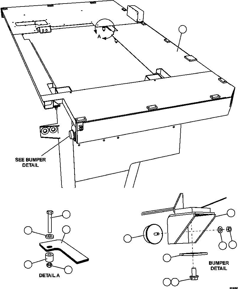Komatsu parts book diagram for AFE63-B 960E-1K S/N A50009 - A50010    ANGLO SISHEN: LH DECK INSTALLATION