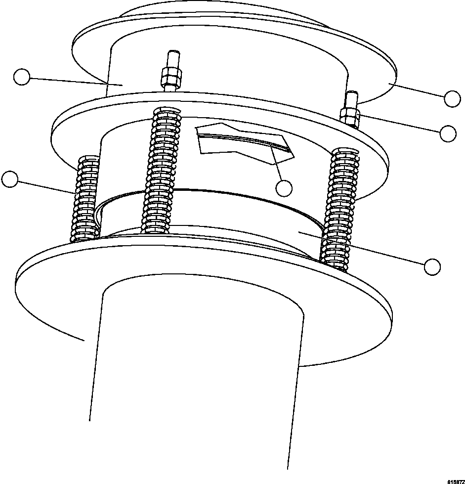 Komatsu parts book diagram for AFE63-B 960E-1K S/N A50009 - A50010    ANGLO SISHEN: BODY EXHAUST COUPLING    EJ4467