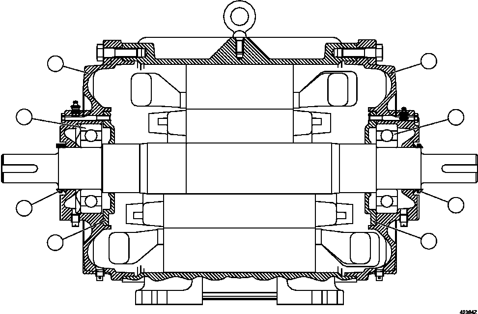 Komatsu parts book diagram for AFE63-B 960E-1K S/N A50009 - A50010    ANGLO SISHEN: BLOWER MOTOR ASSEMBLY