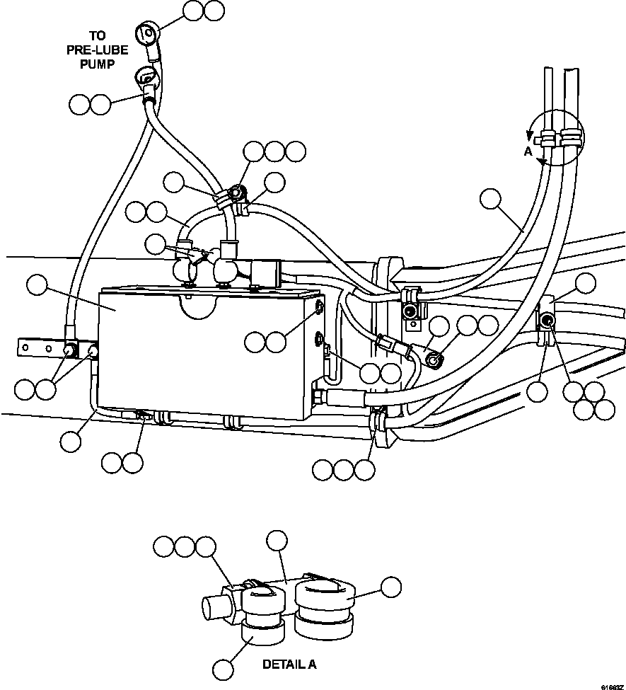 Komatsu parts book diagram for AFE63-B 960E-1K S/N A50009 - A50010    ANGLO SISHEN: STARTING SYSTEM WIRING    3/4