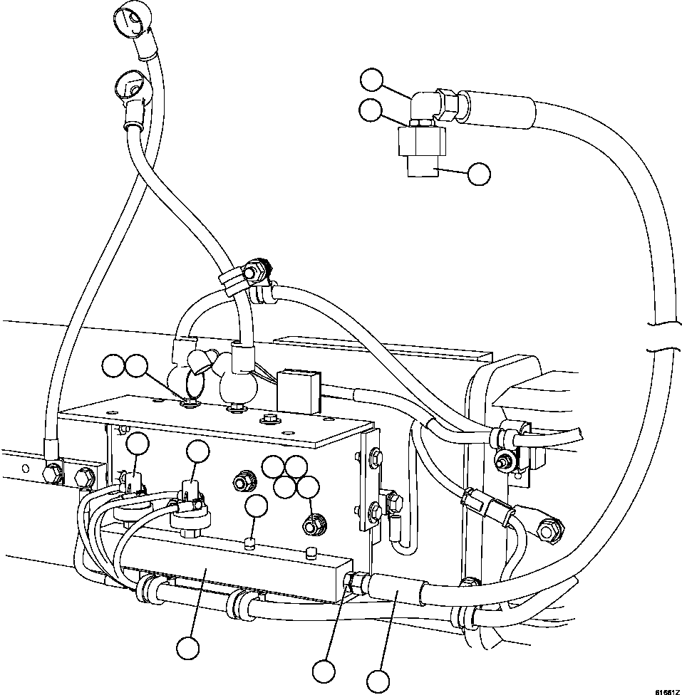 Komatsu parts book diagram for AFE63-B 960E-1K S/N A50009 - A50010    ANGLO SISHEN: STARTING SYSTEM WIRING    4/4