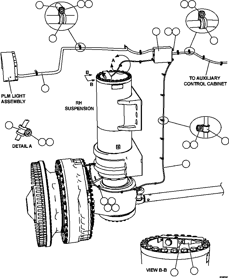 Komatsu parts book diagram for AFE63-B 960E-1K S/N A50009 - A50010    ANGLO SISHEN: PAYLOAD METER WIRING  1/2