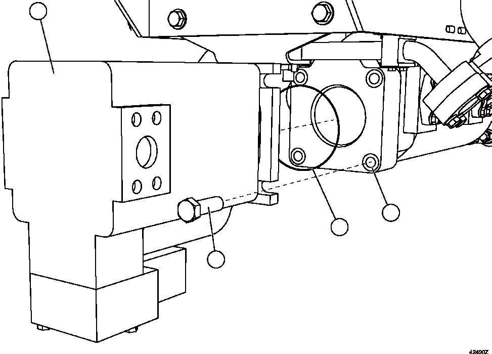 Komatsu parts book diagram for AFE63-B 960E-1K S/N A50009 - A50010    ANGLO SISHEN: STEERING PUMP INSTALLATION