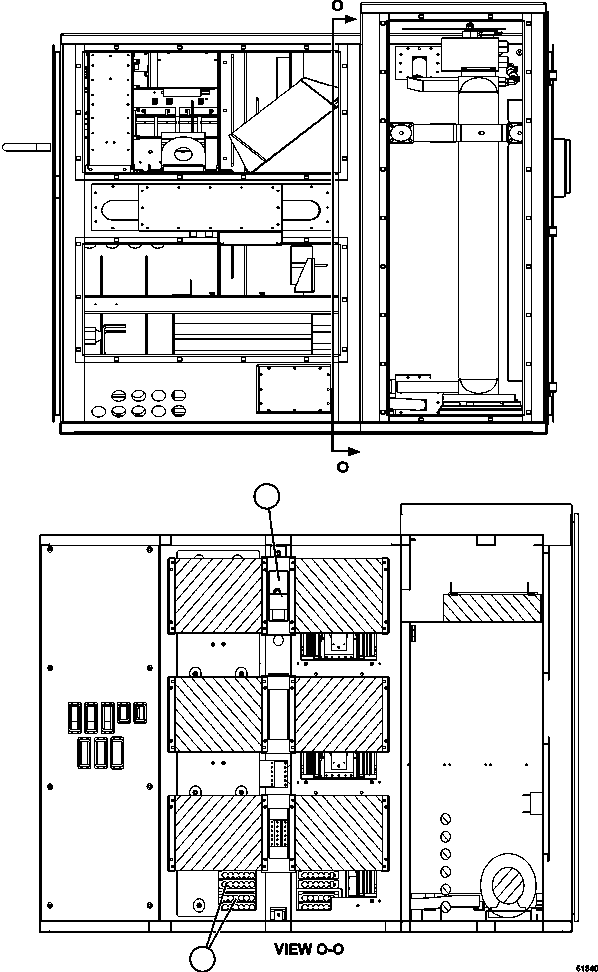 Komatsu parts book diagram for AFE63-B 960E-1K S/N A50009 - A50010    ANGLO SISHEN: INVERTER CABINET - LEFT  4/6    PC3241