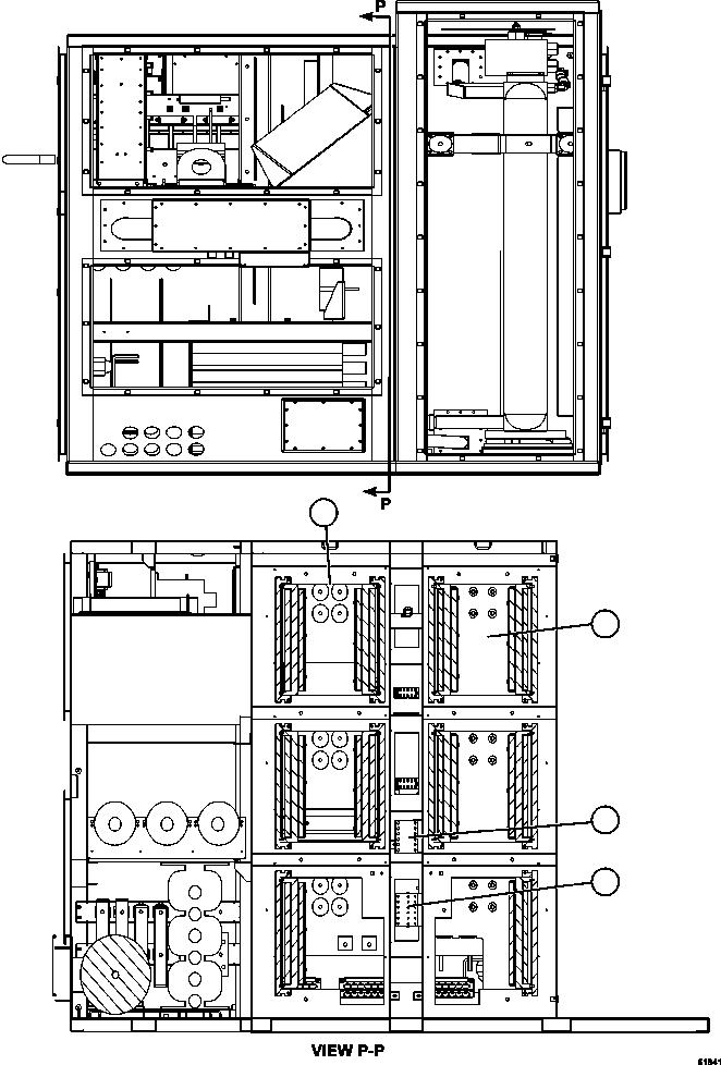 Komatsu parts book diagram for AFE63-B 960E-1K S/N A50009 - A50010    ANGLO SISHEN: INVERTER CABINET - LEFT  5/6    PC3241
