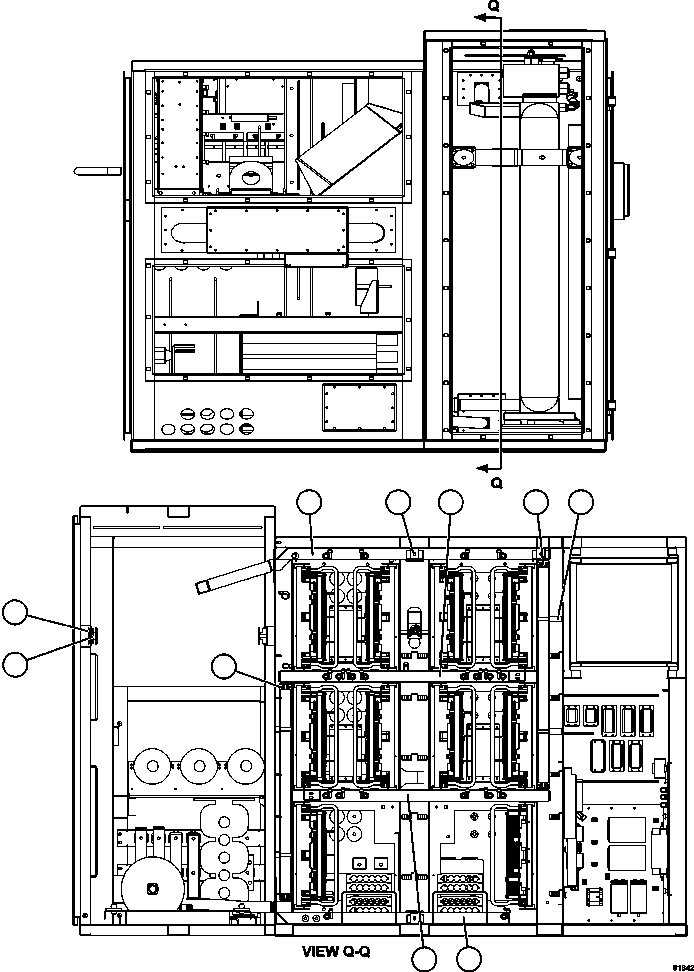Komatsu parts book diagram for AFE63-B 960E-1K S/N A50009 - A50010    ANGLO SISHEN: INVERTER CABINET - LEFT  6/6    PC3241