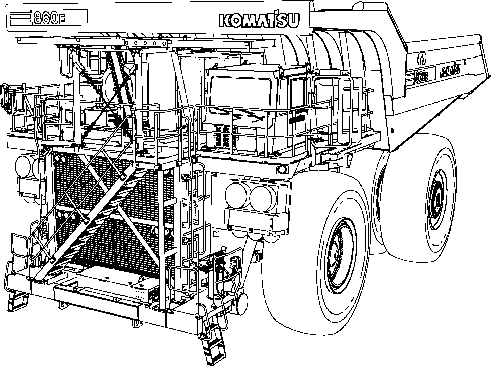 Dump Trucks Komatsu / AFE65-C 860E-1KT S/N A30016 - A30030  KUMBA SISHEN(AFE65-C)