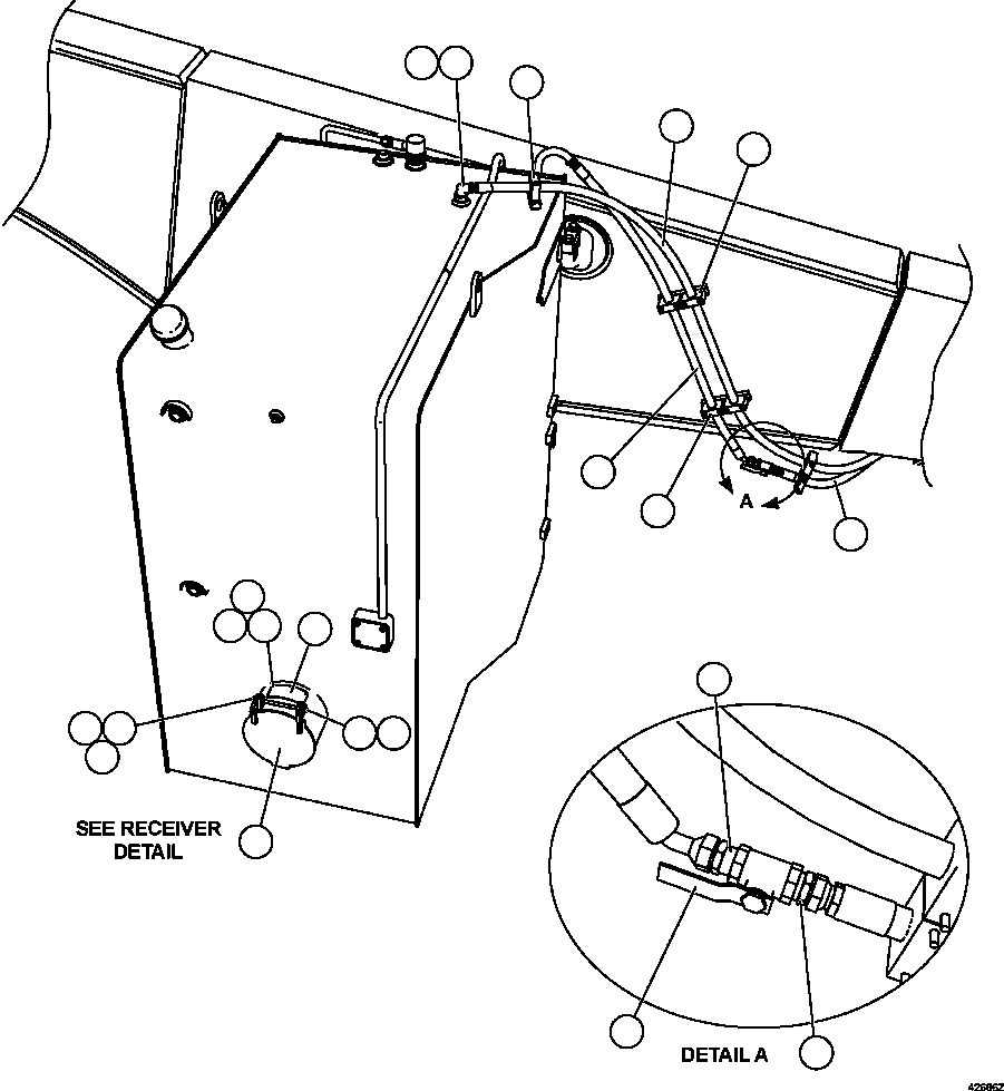 Dump Trucks Komatsu / AFE65-C 860E-1KT S/N A30016 - A30030  KUMBA SISHEN(AFE65-C) / FUEL SYSTEM PIPING   1/4(294 : 42686)