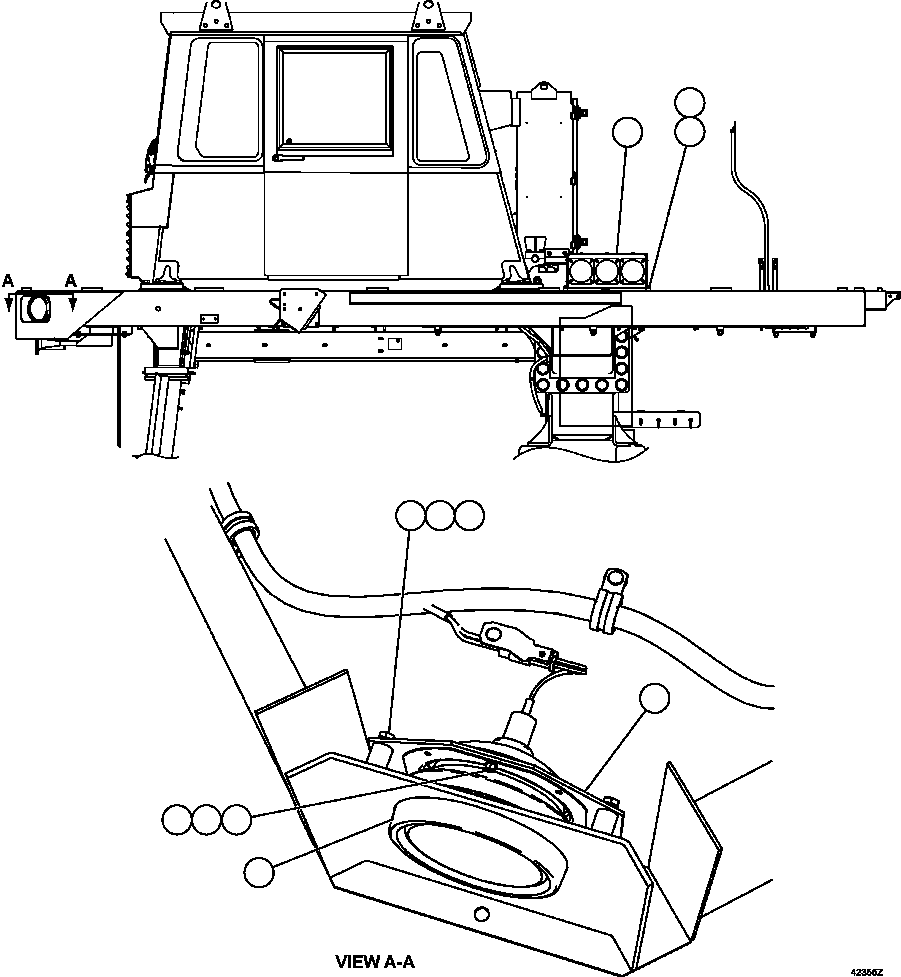 Dump Trucks Komatsu / AFE65-C 860E-1KT S/N A30016 - A30030  KUMBA SISHEN(AFE65-C) / LH DECK WIRING  2/2(308 : 42355)