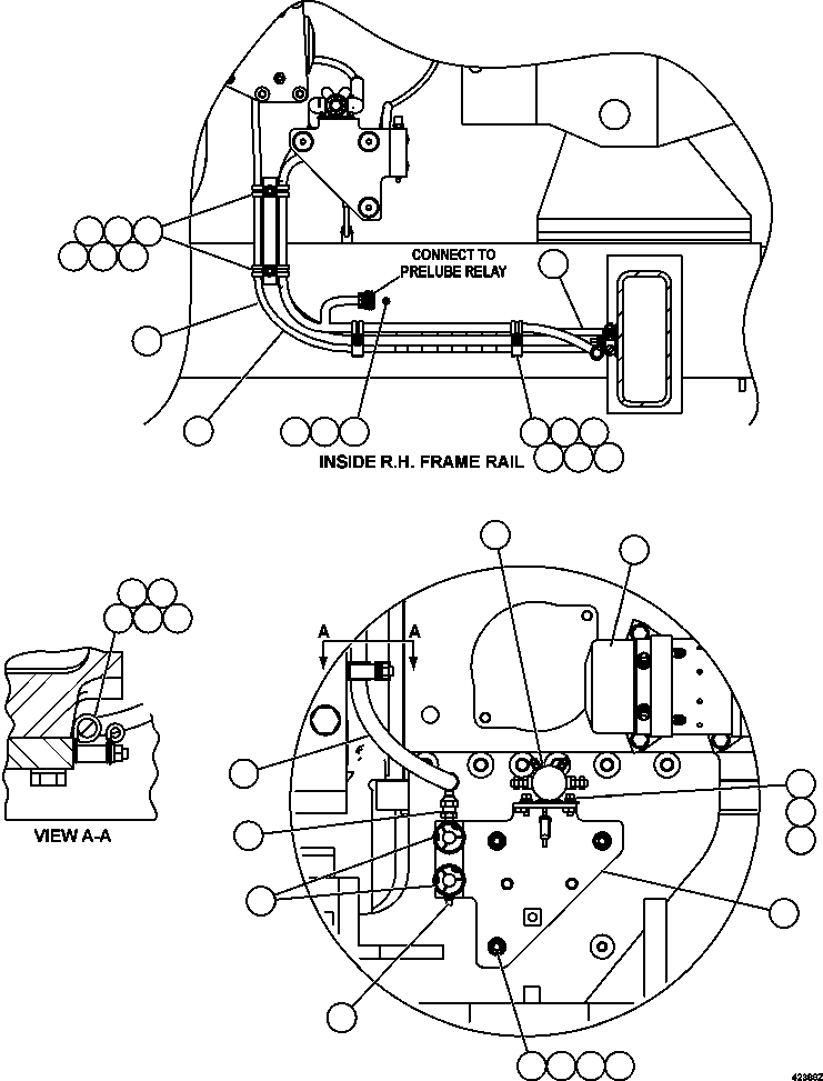 Dump Trucks Komatsu / AFE65-C 860E-1KT S/N A30016 - A30030  KUMBA SISHEN(AFE65-C) / ENGINE ELECTRICAL - PRELUBE SWITCHES(334 : 42386)