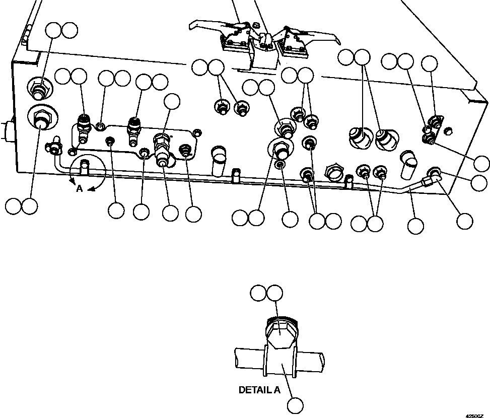 Dump Trucks Komatsu / AFE65-C 860E-1KT S/N A30016 - A30030  KUMBA SISHEN(AFE65-C) / HYDRAULIC CABINET PIPING  1/6(470 : 42500)