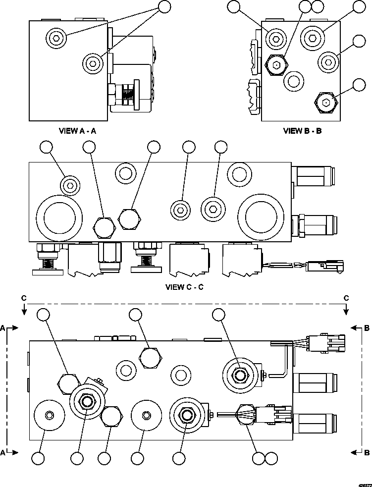 Dump Trucks Komatsu / AFE65-C 860E-1KT S/N A30016 - A30030  KUMBA SISHEN(AFE65-C) / BRAKE MANIFOLD         PC2211(482 : 42657)