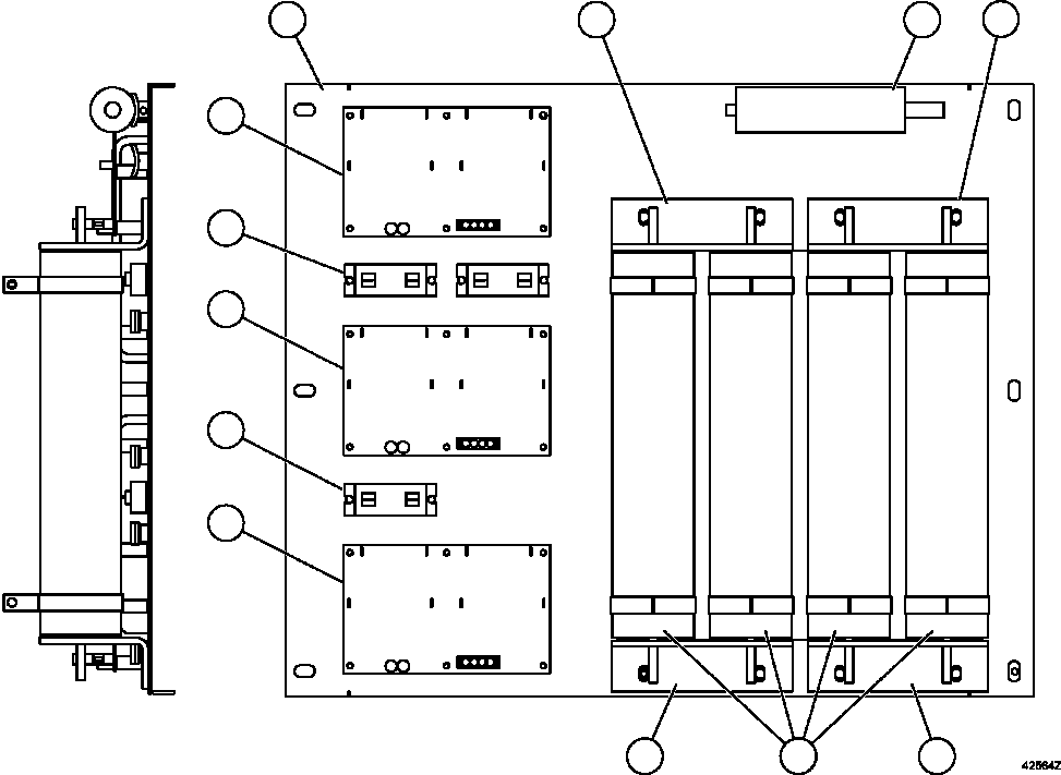 Dump Trucks Komatsu / AFE65-C 860E-1KT S/N A30016 - A30030  KUMBA SISHEN(AFE65-C) / GROUND FAULT ASSEMBLY        XA4813(640 : 42564)