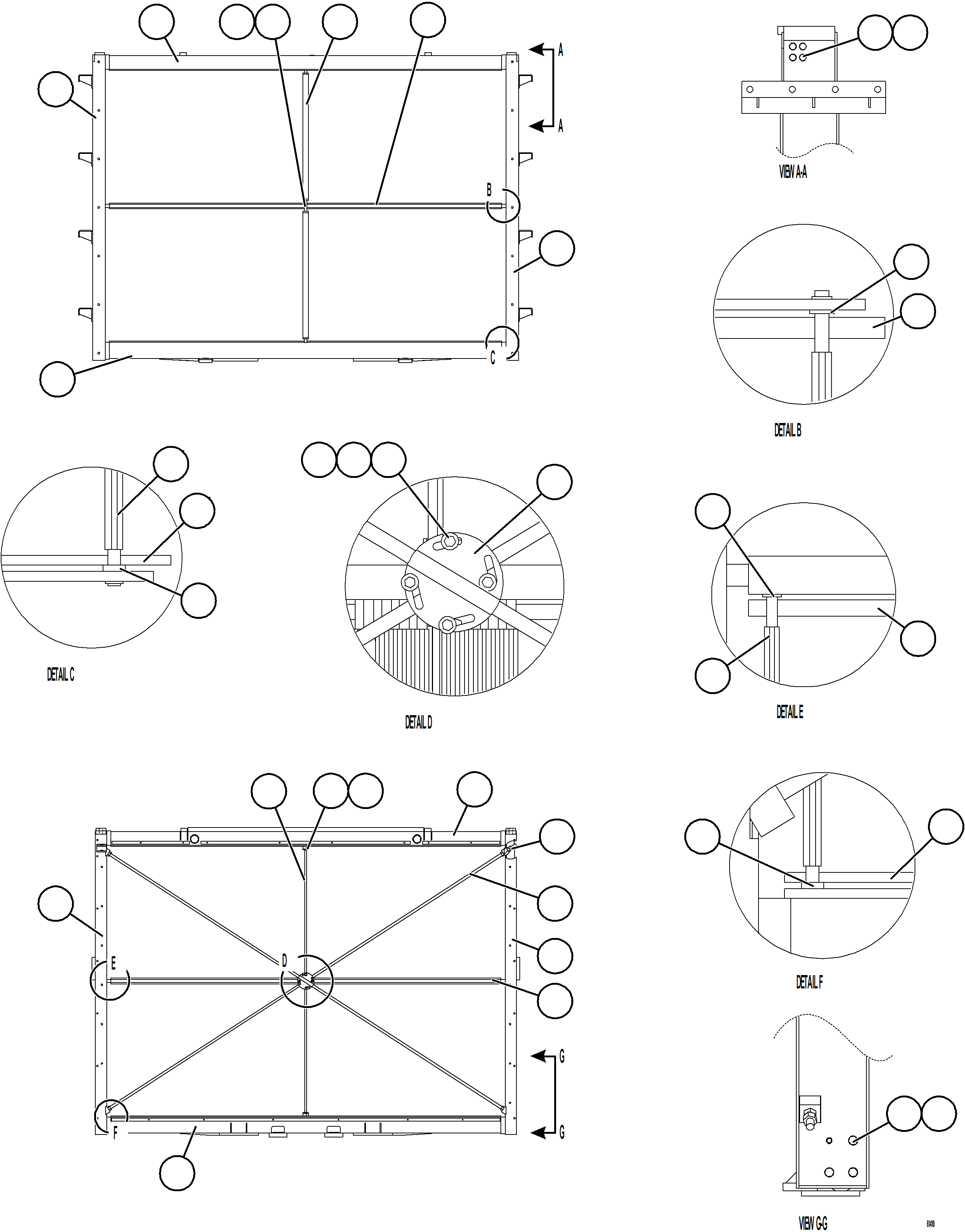 Dump Trucks Komatsu / AFE66-C 860E-1K S/N A30107 - A30110 ASSMANG(AFE66-C) / LOW & HIGH TEMPERATURE CORES(054 : 61410)