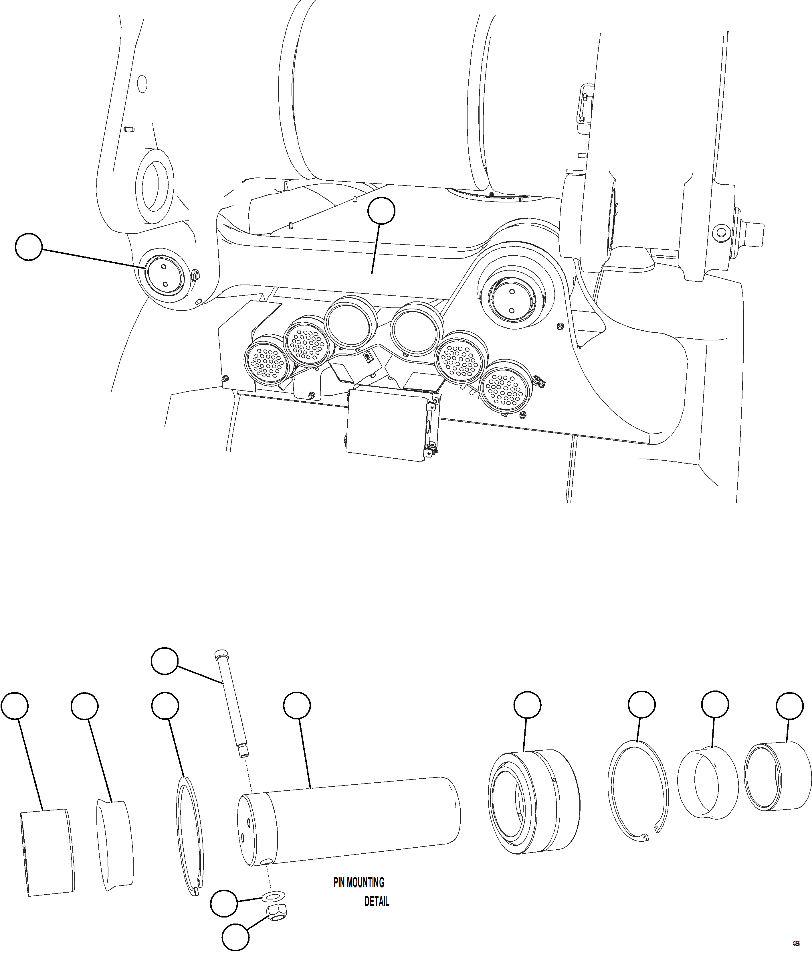 Dump Trucks Komatsu / AFE66-C 860E-1K S/N A30107 - A30110 ASSMANG(AFE66-C) / SWAY BAR INSTALLATION(120 : 43396)