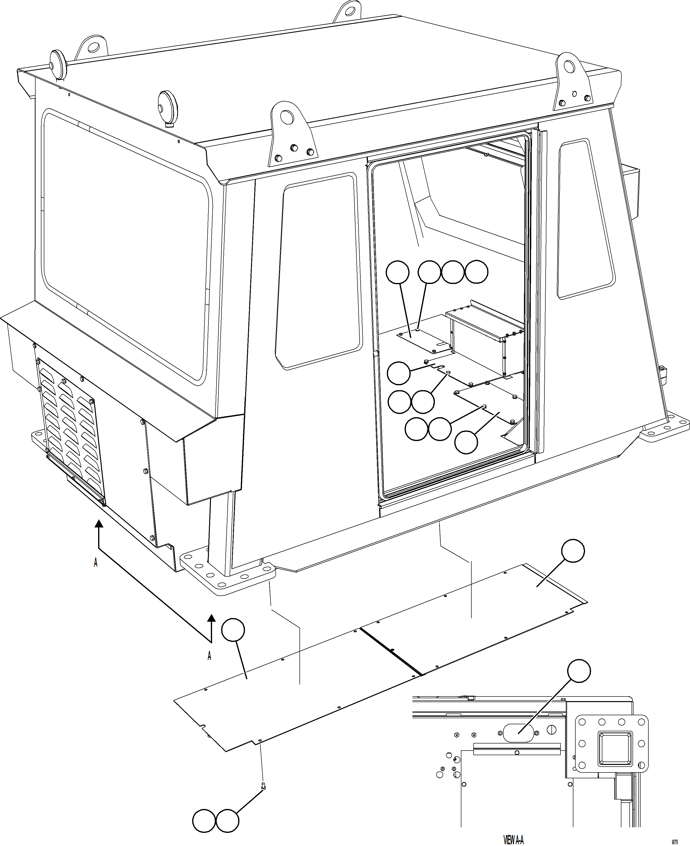 Dump Trucks Komatsu / AFE66-D 860E-1K S/N A30117 - A30118  ASSMANG(AFE66-D) / CAB ACCESS COVERS(170 : 68776)
