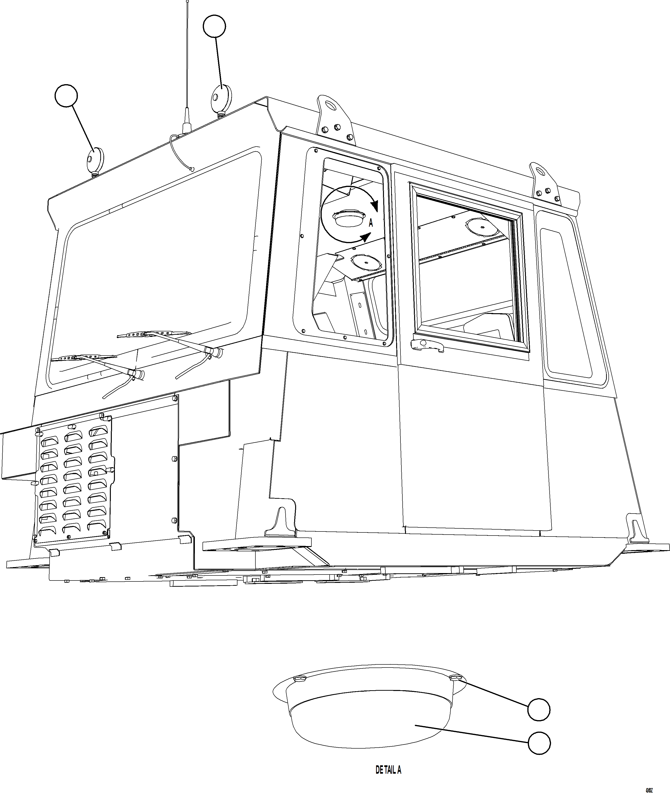Dump Trucks Komatsu / AFE66-D 860E-1K S/N A30117 - A30118  ASSMANG(AFE66-D) / CAB LIGHTS(174 : 42450)