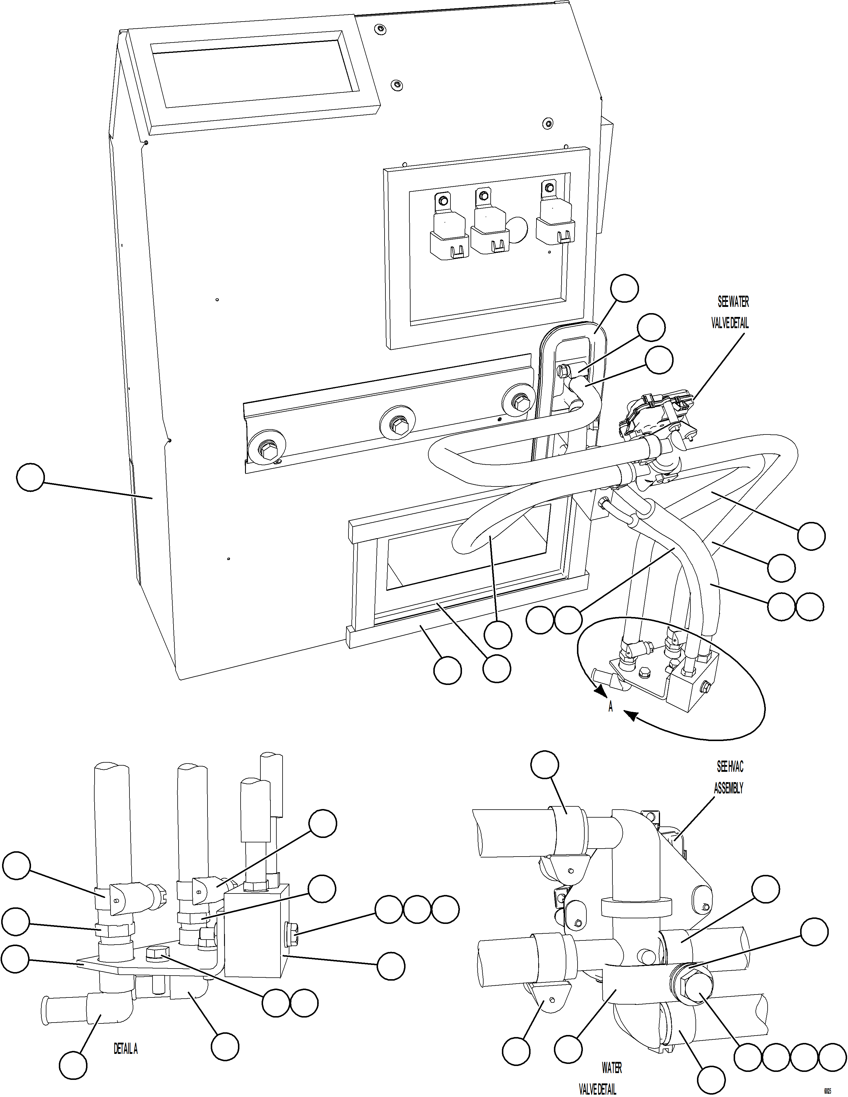 Dump Trucks Komatsu / AFE66-D 860E-1K S/N A30117 - A30118  ASSMANG(AFE66-D) / HVAC INSTALLATION    2/2(238 : 68825)